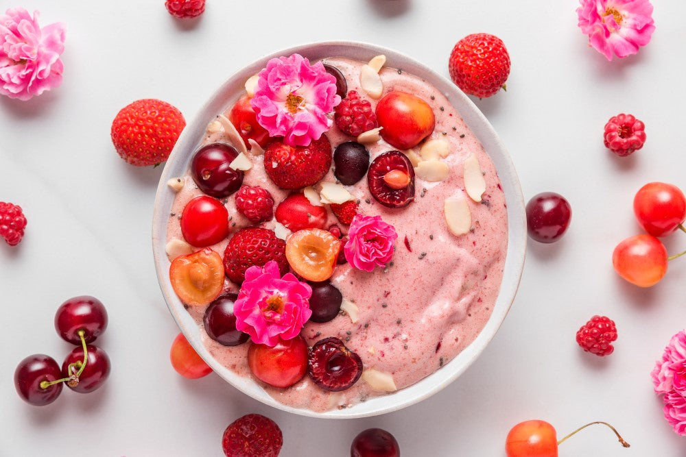 The Ultimate Strawberry Cut Cravings Smoothie Bowl