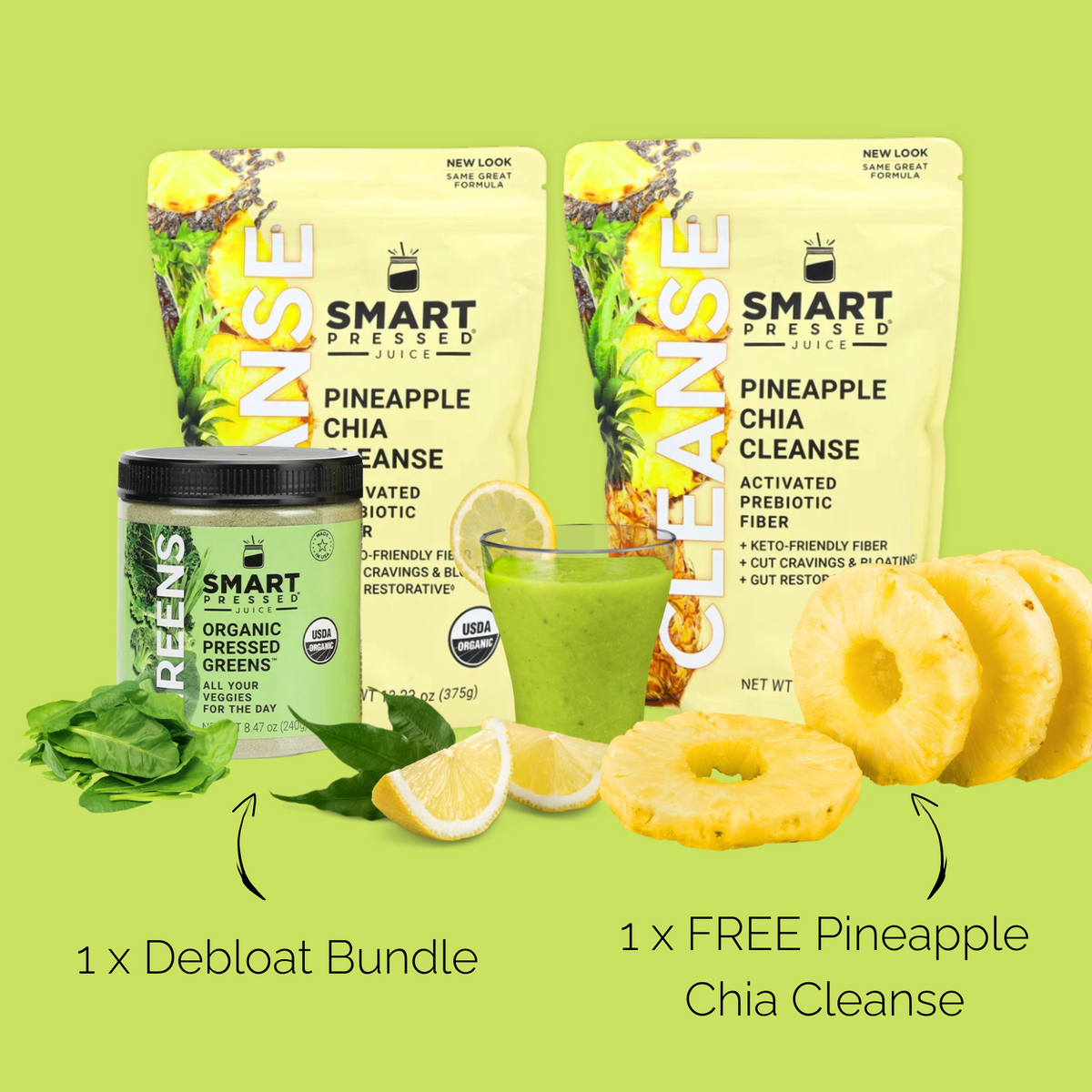 Debloat Bundle Summer Edition Smart Pressed Juice