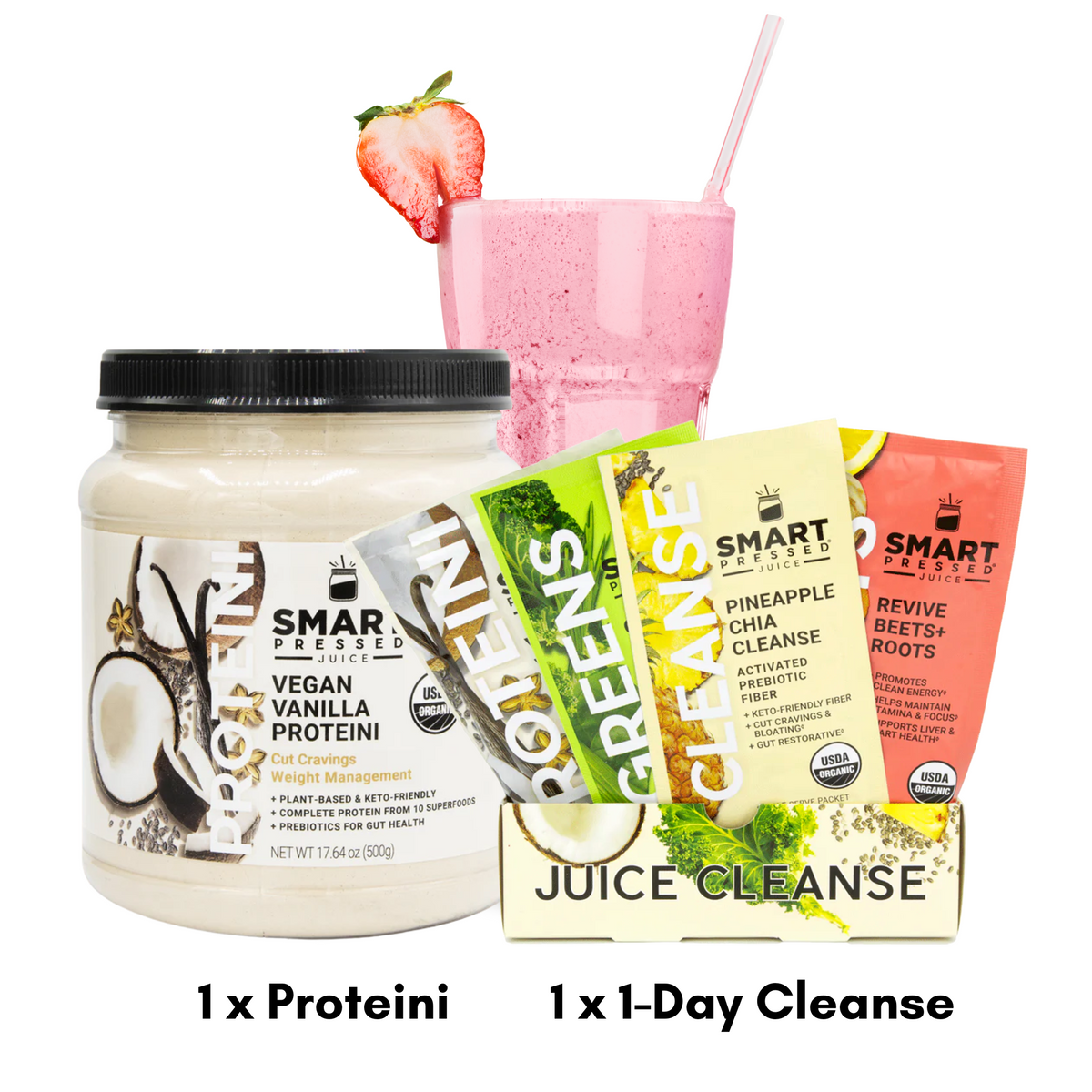 Buy One Proteini, Get a Free 1Day Juice Cleanse The Quick Fix