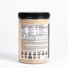 1 jar with nutrition facts against a white background.